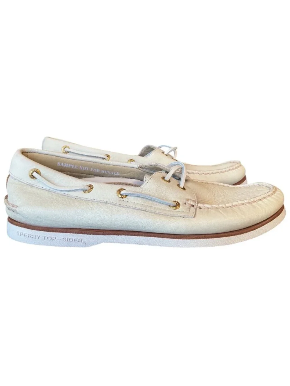 Sperry Top-Sider Gold Cup Authentic Original™ 2-Eye Boat Shoe SAMPLE Size 9 New